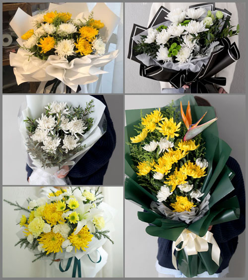 浙江省温州苍南县灵溪镇沪山村白事花束代送